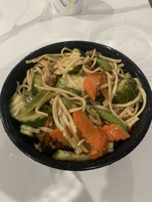 Chicken Lomein at Red Bamboo in New York City