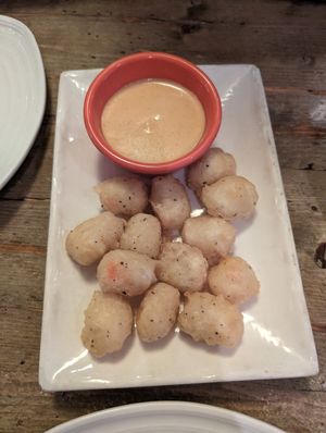 Popcorn shrimp at Red Bamboo in New York City