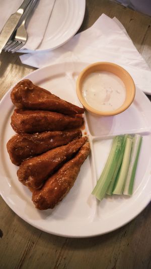 Bbq wings  at Red Bamboo in New York City
