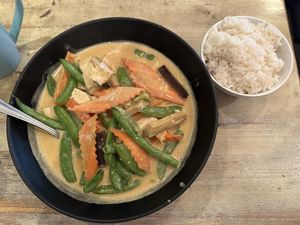 Red curry tofu   at Red Bamboo in New York City