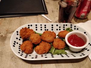 Popcorn soy chicken at Red Bamboo in New York City