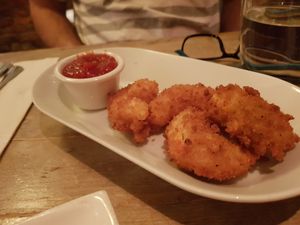 Vegan shrimp at Red Bamboo in New York City
