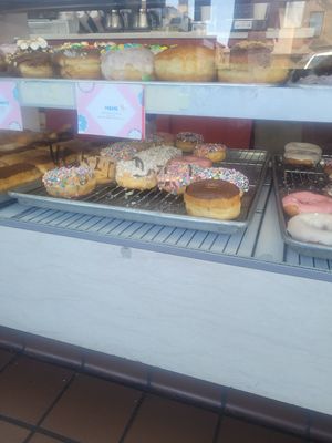 Vegan doughnuts at Friendly Doughnuts in Orange