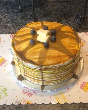 Custom birthday cake.  at OMG Cupcakes in Roswell