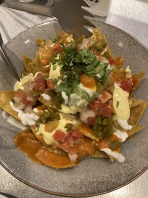 Vegan nachos!  at Kitade Tacos  in Tokyo