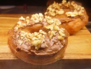 Coffee and Walnut Doughnut at Vibes in Dorchester