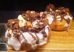 Rocky Road Doughnuts at Vibes in Dorchester