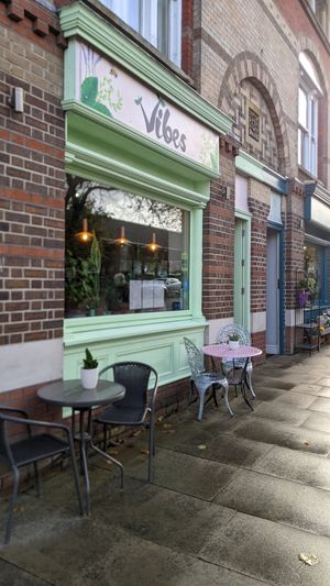 Outside at Vibes in Dorchester