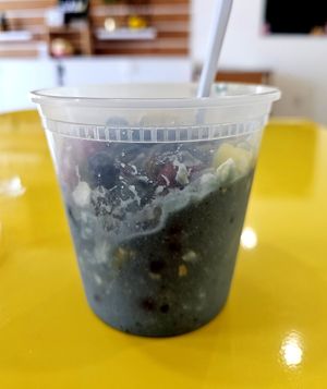 Bowls aren't filled to the top anymore (I hadn't eaten any yet, just mixed it) at Wow Wow Hawaiian Lemonade in Livermore