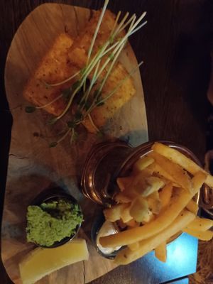 Fish and chips at Puben in Uppsala