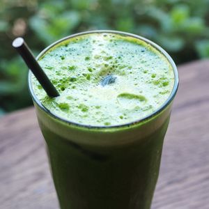Green smoothie at Kynd in Edinburgh
