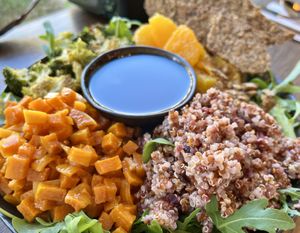 incredible salad - forgot the name!  at Kynd in Edinburgh