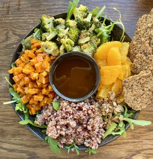 incredible salad - forgot the name!  at Kynd in Edinburgh