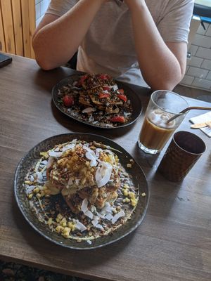 Waffles at Kynd in Edinburgh