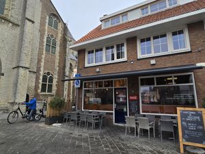 Near the church at Snack 77 in Goes