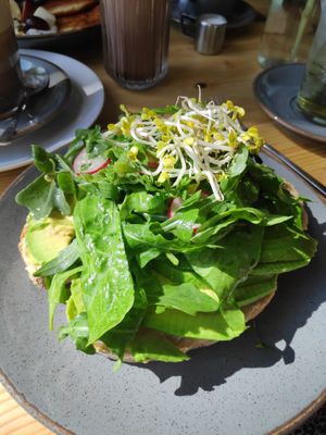 Avocado Brot at Mana Food - Moabit in Berlin