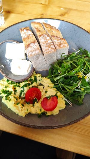 Scrambled Vegg at Mana Food - Moabit in Berlin
