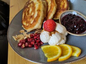 Extra thick pancakes 🥞 at Mana Food - Moabit in Berlin