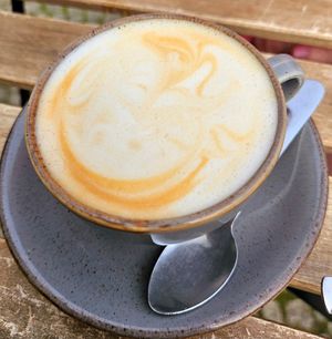 Cappuccino at Mana Food - Moabit in Berlin