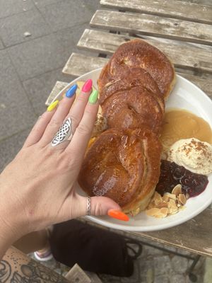 For size reference.  haha. 2 would be enough!  at Mana Food - Moabit in Berlin