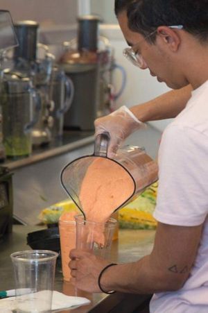 You can create your own smoothies, juices or shakes at Pure Juice & Smoothie Lounge in Concord