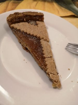 Ginger and lemon pie at Vizio Virtu Cioccolateria in Venice