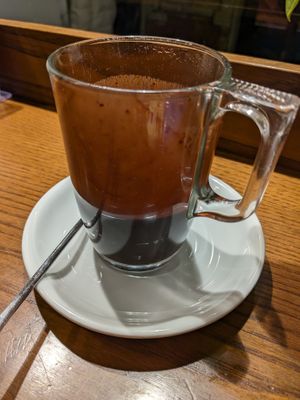 Carlo Goldoni's Hot Chocolate at Vizio Virtu Cioccolateria in Venice