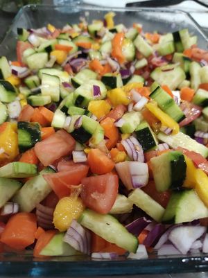 Ceviche de mango at Saboro Comida Consciente in Castellon De La Plana