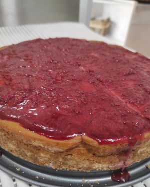 Tarta de queso at Saboro Comida Consciente in Castellon De La Plana