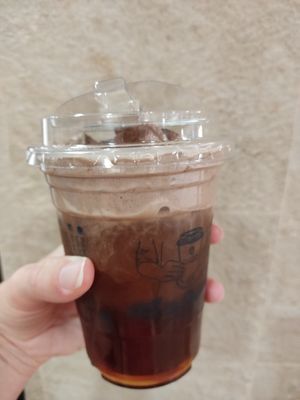Earl grey tea with chocolate cream at NUTTEA 堅果奶茶 - Causeway Bay in Hong Kong Island