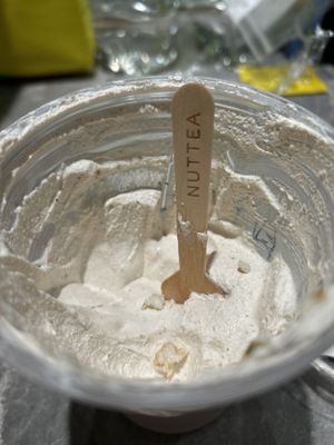 Cup of cream!  at NUTTEA 堅果奶茶 - Causeway Bay in Hong Kong Island