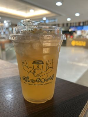 Four seasons tea w pistachio cream   at NUTTEA 堅果奶茶 - Causeway Bay in Hong Kong Island