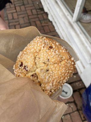 orange cranberry scone  at Mason & Greens in Alexandria