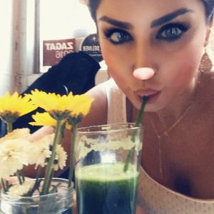 freshest green juice ever !! Saye ❤️ NYC  at Sacred Chow in New York City