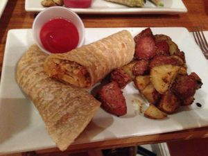 Tortilla Panini at Sacred Chow in New York City