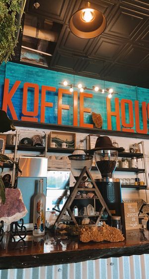 cute inside  at Koffie House  in Key West