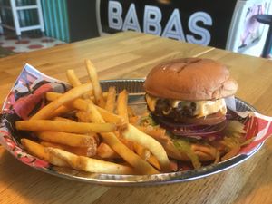 The classic burger veganized.  at BABAS - Högdalen in Bandhagen