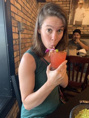 Watermelon tajin margarita   at Pepe's Cantina in Clermont