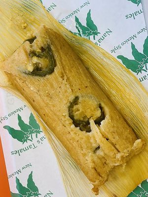 Vegan jalapeno tamale at Nana's Tamales  in Temecula