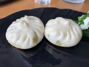 Veggie Bao at Trendy Vegan in Houston