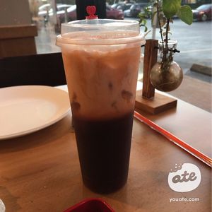 Thai Tea at Trendy Vegan in Houston