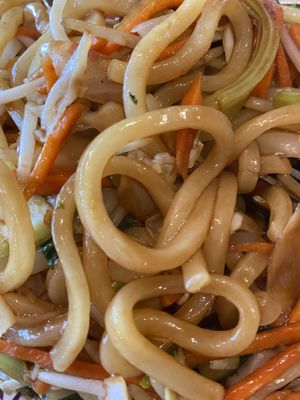 Udon Sautéed Noodles   at Trendy Vegan in Houston