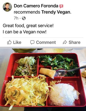   at Trendy Vegan in Houston