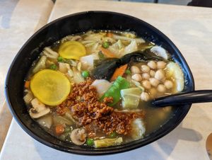 Udon yum. at Trendy Vegan in Houston