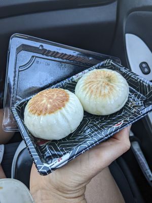 Side of veggie bao buns! (Gluten free and vegan) at Trendy Vegan in Houston