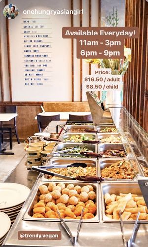  New buffet options    at Trendy Vegan in Houston