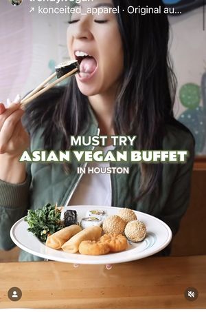 Yummy with all these vegan dishes    at Trendy Vegan in Houston