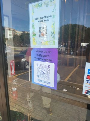 Ready to eat at Trendy Vegan in Houston