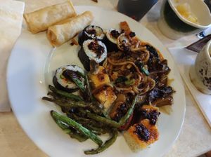 My first trip to the buffet at Trendy Vegan in Houston