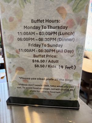Price and hours   at Trendy Vegan in Houston